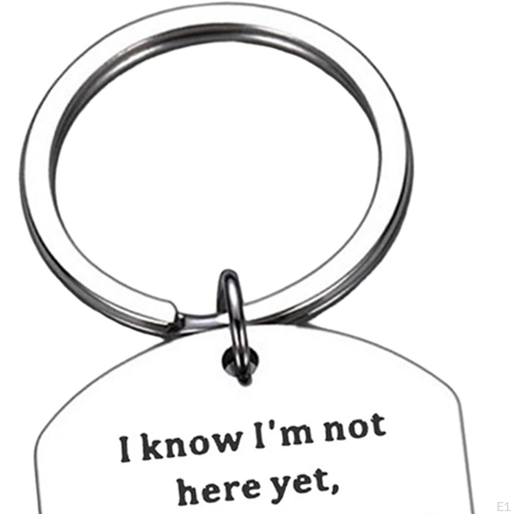 Брелок с подвесным орнаментом, серебряный, из нержавеющей стали, декоративный подарок на день отца, вечерние брелок для ключей, кошелек