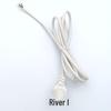 TISI Thailand 3-Pin Plum Blossom Tail Power Cord for Computer, Rice Cooker, Printer