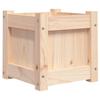 Vidaxl Donice Ogrodowe, 2 Szt., Lite Drewno Sosnowe