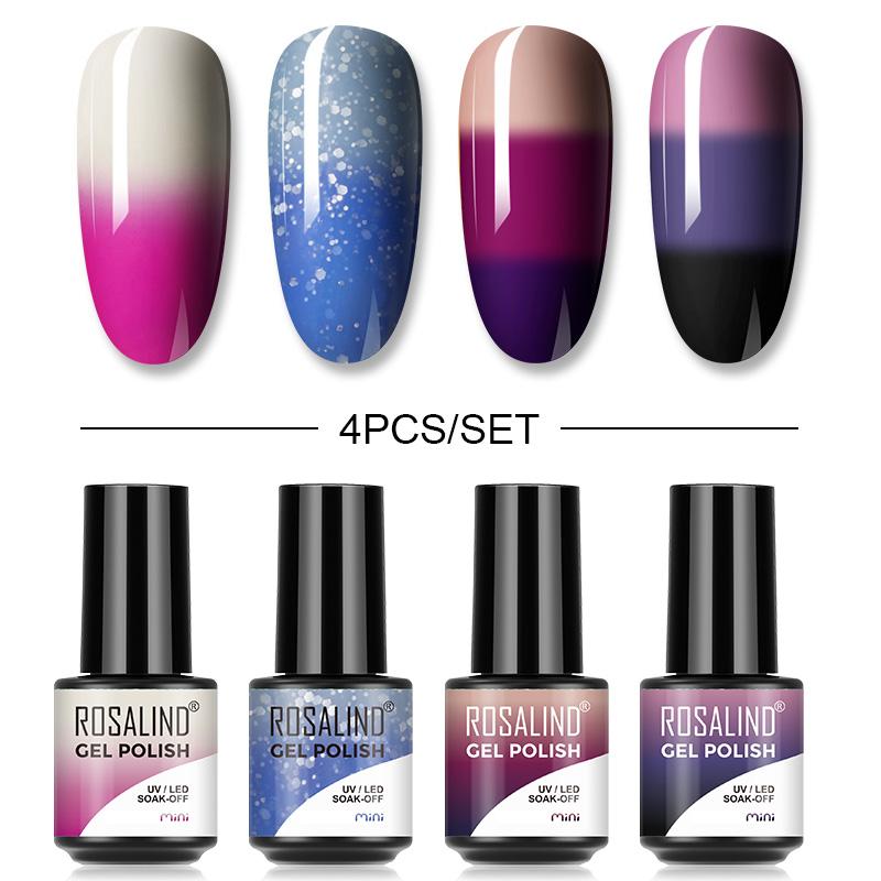 4 шт./10 шт./лот, гель-лак для ногтей, яркий блестящий УФ-гель, набор лаков для ногтей, полуперманентный гибридный лак для ногтей, художественный гель