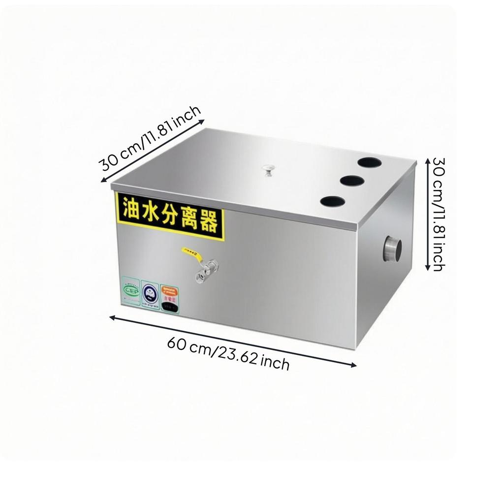 Stainless Steel Grease Trap Long-Lasting for Canteens