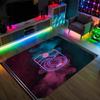Trabzonspor FC Design Crystal Velvet Carpet Cozy Non?Slip Printed Rug For Bedroom Living Room Entrance