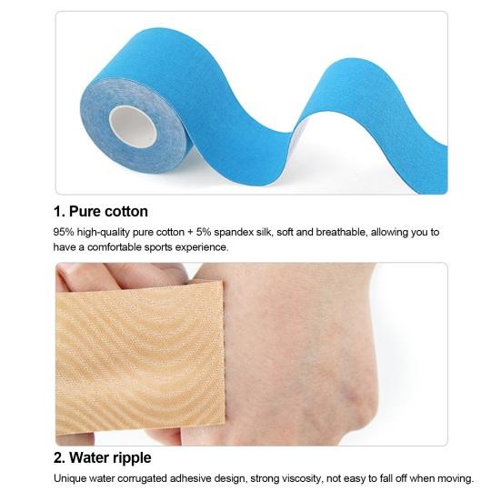 Кинезиологическая лента для груди, живота, рук, талии, плеч, коленей, эластичная хлопковая спортивная лента, клейкая спортивная лента медицинского класса, для облегчения мышечной боли
