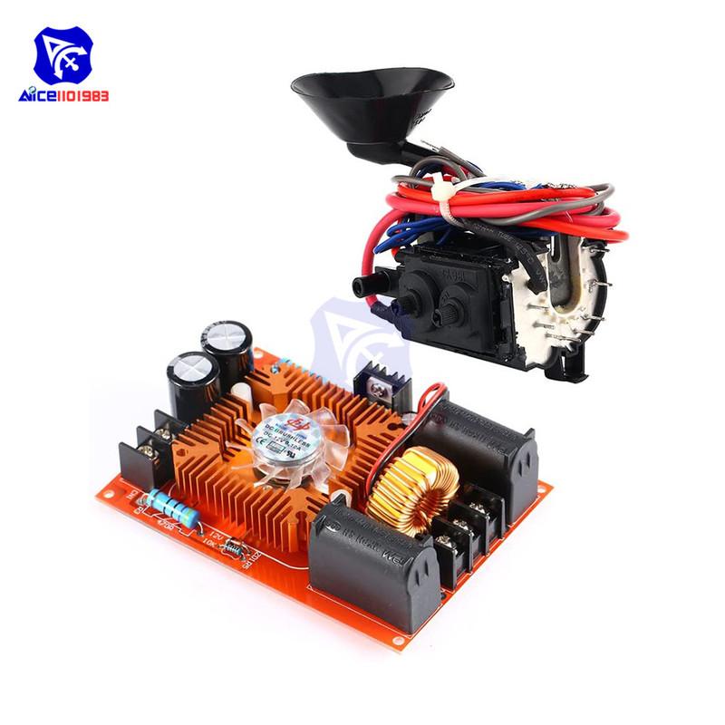 diymore ZVS Tesla Coil Flyback Driver Module DC 12 -30V DC 15A -20A 250W Drive Power Supply Driver Board with Ignition Coil