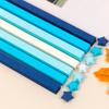 540 шт. градиент цвета серии звезда оригами длинная полоска оригами DIY креативное оригами предметы ручной работы домашний декор