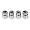 4Pcs Car Styling Wheel Tyre Valve Cap Metal Cover For Volkswagen VW R Caddy GTI Lavida 4MOTION GTD Touran Polo Rline Tiguan Bora