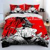 3D аниме бензопила человек Denji мультфильм одеяло комплект постельного белья, пододеяльник постельный комплект пододеяльник наволочка, комплект постельного белья размера king-queen-size