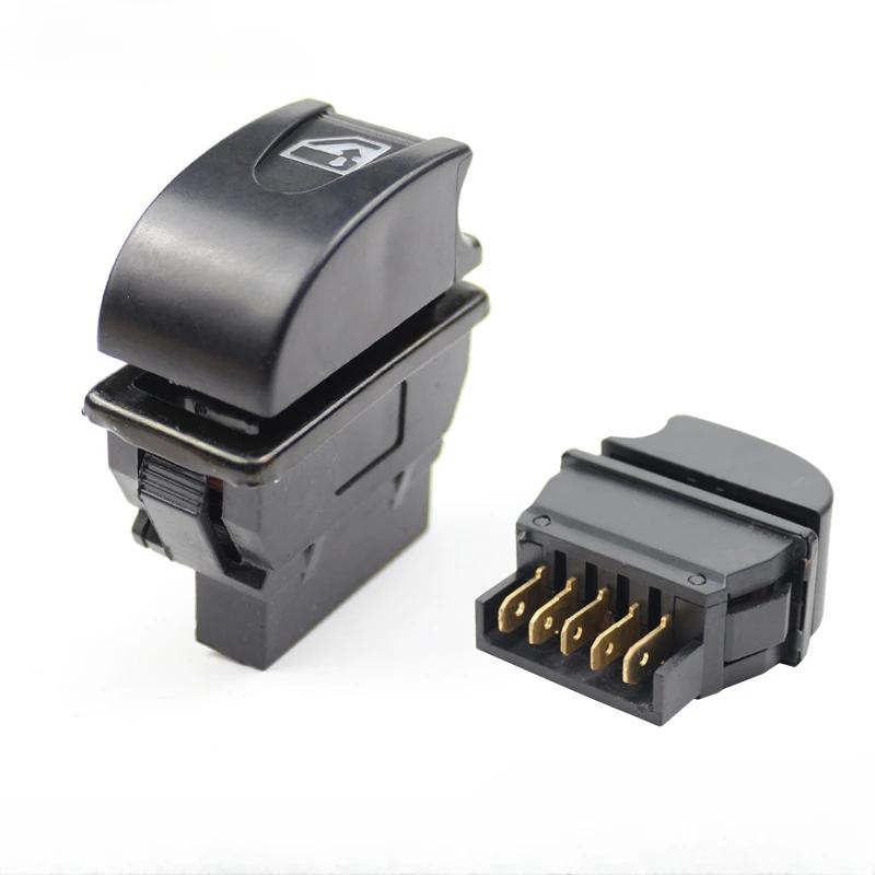 Универсальный автомобильный переключатель стеклоподъемника, подъемный переключатель, 5-контактный, постоянный ток 12 В 20 А, цвет синий/красный/зеленый