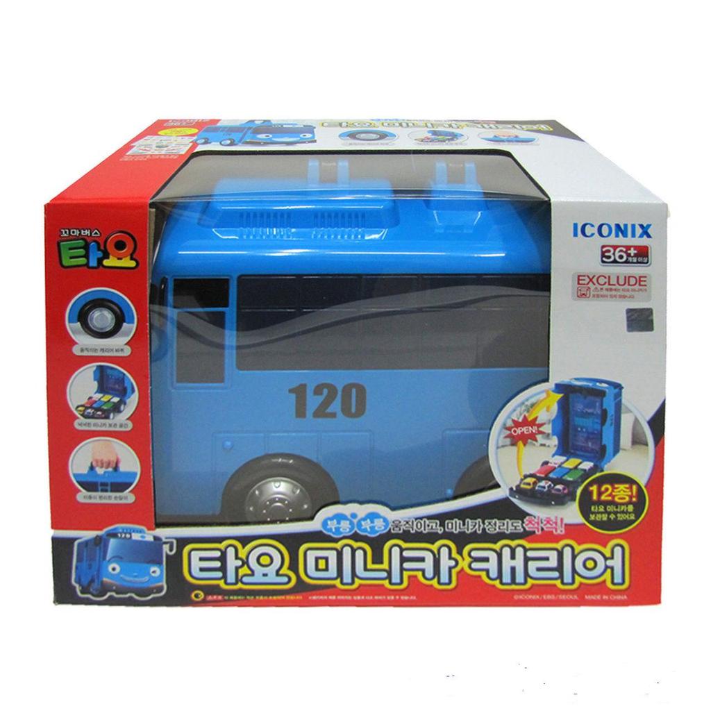 The Little Bus TAYO Mini Car Carrier Storage Toy for 2" Mini Tayo No Cars Inside