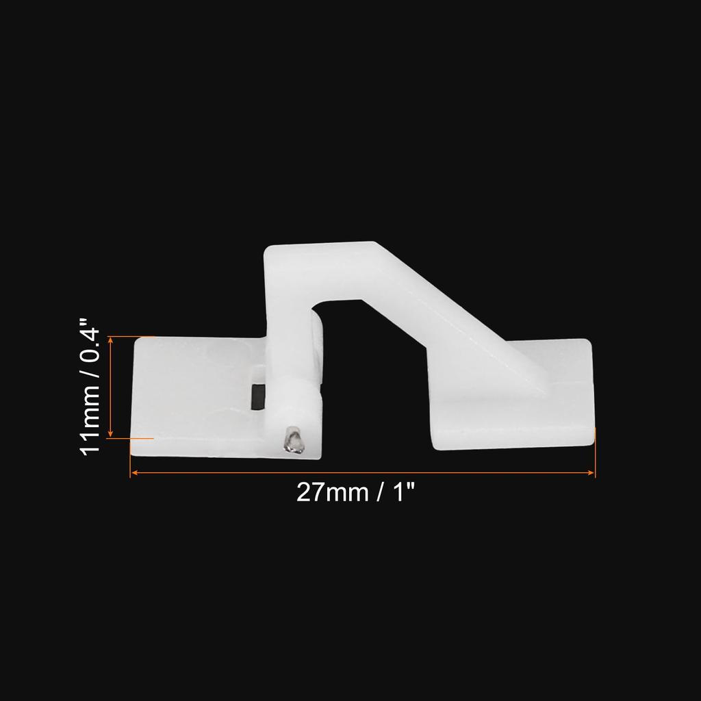 Uxcell Петли для RC, 1" x 0,4" Регулируемые петли для люка для RC моделей самолетов, Набор из 8 шт.