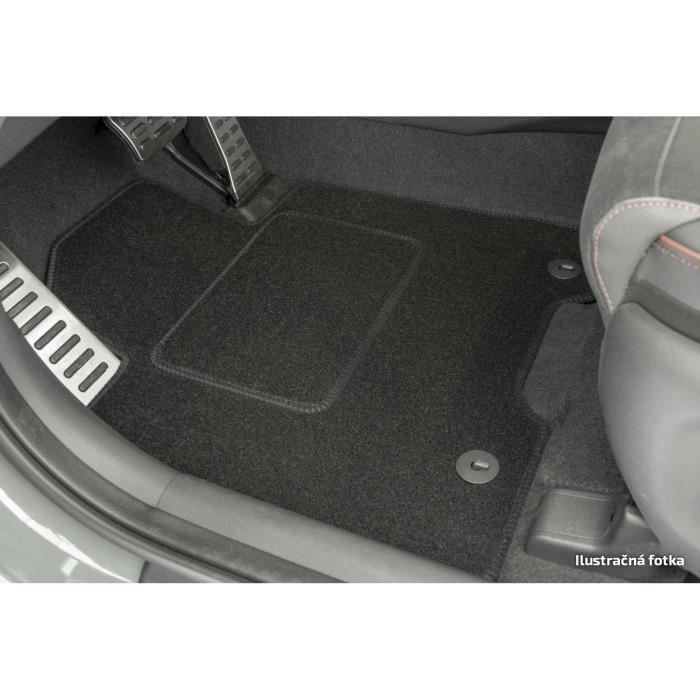 Tapis De Sol - Volvo - XC60 - Velours Noir - 4 Pièces - Ajustement Précis