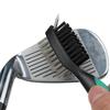 Portable Golf Accessories Double Sided Golf Club Brush Clip To Bag Groove Cleaner Cleaning Tool
