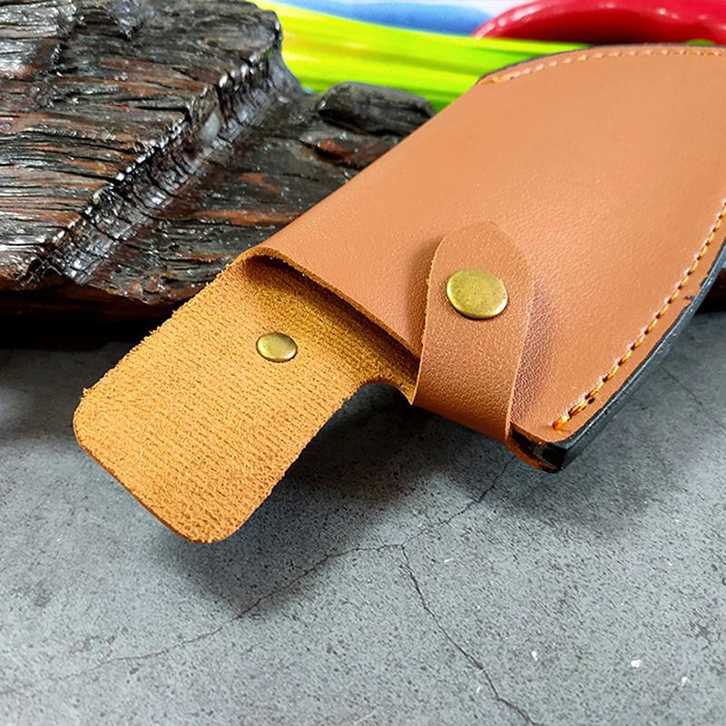 Чехол на нож шеф-повара, мясника, кухонные инструменты, кожаный чехол для ножа с полной ручкой