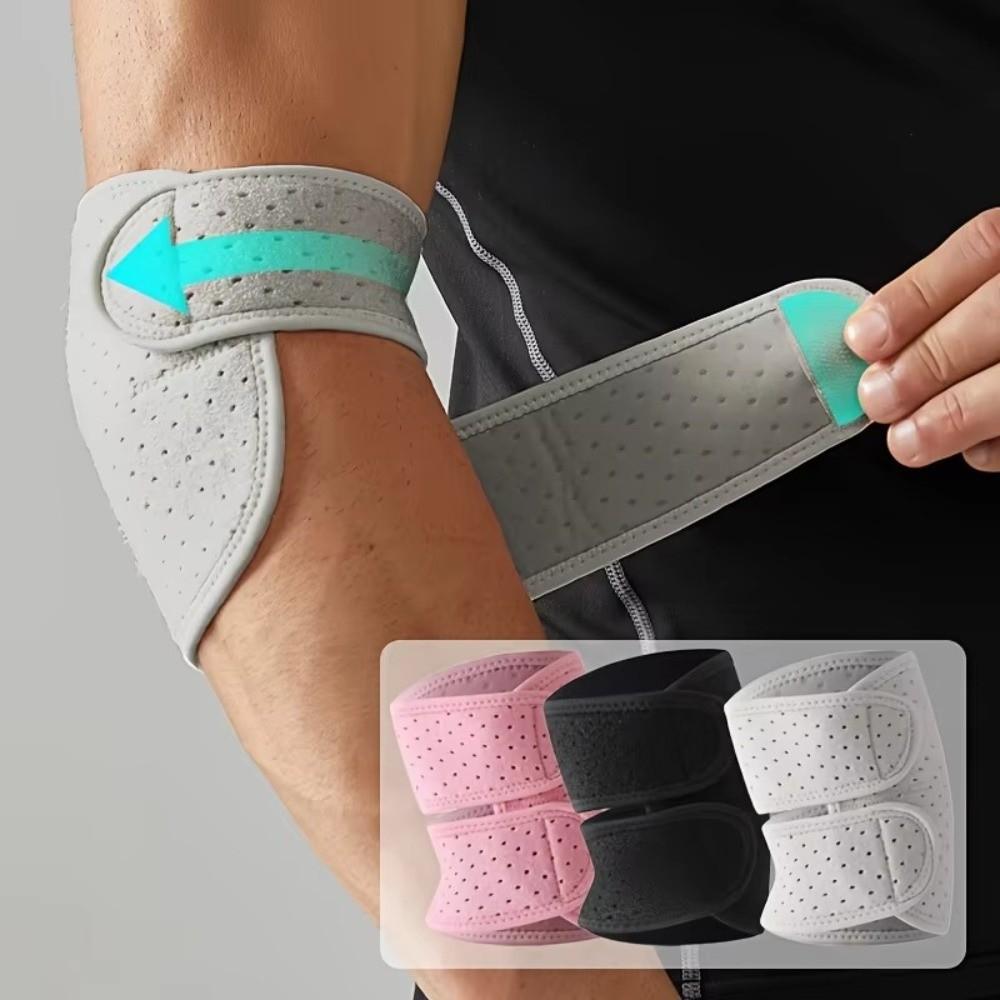 Double Strap Elbow Support Brace Breathable Elbow Compression Sleeves Women