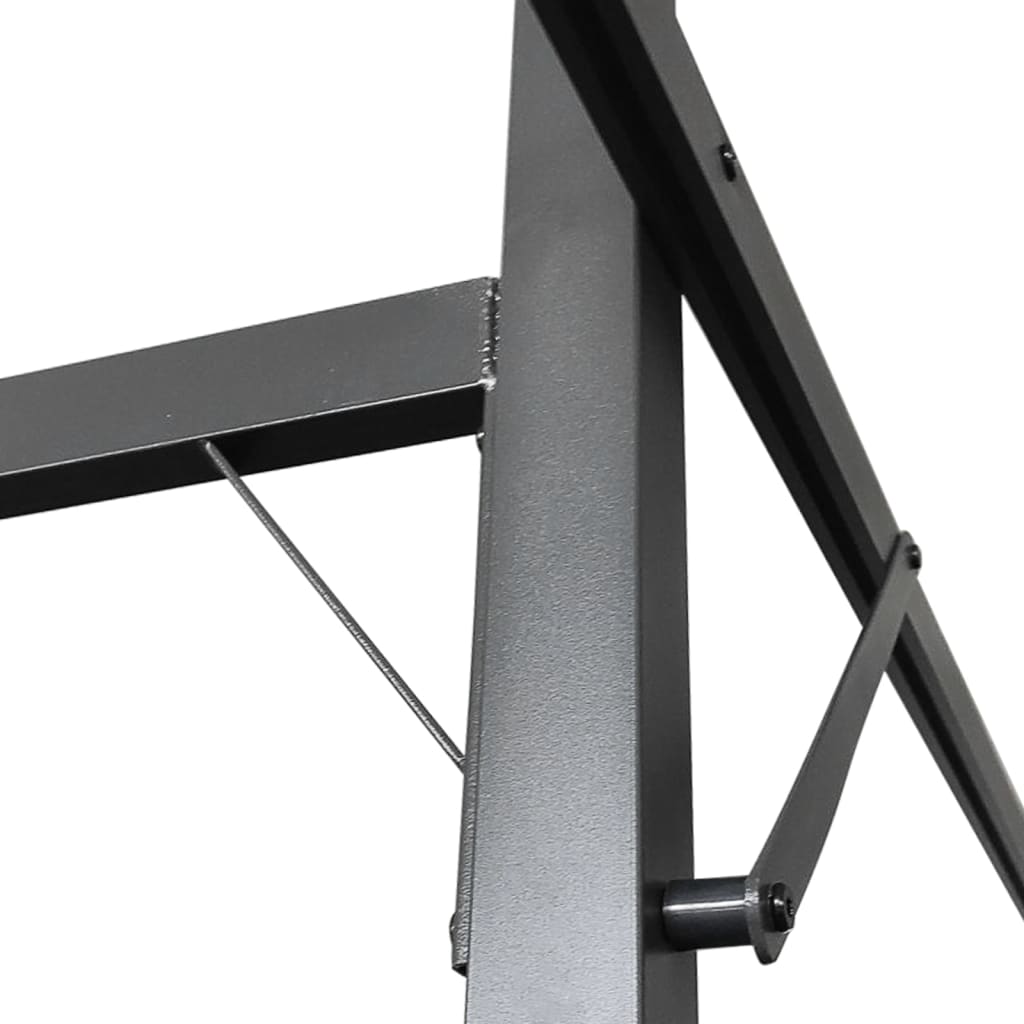 Pergola with Sliding Roof Anthracite Grey 589 x 292 x 230 cm