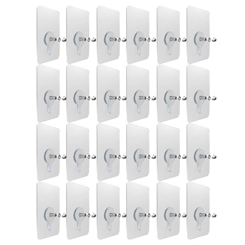 100 шт. винтовые крючки мощные наклейки непробиваемые подвесные рамки для картин ванная комната органайзеры многоцелевые без клейких следов