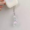 Cute Ocean Themed Keychain Pendant Dolphin Phone Pendant Beaded Pendant Lovely Accessory Suitable for Phone Books Bag
