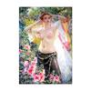 Sexy Nude Woman Scandinavian Tulle Oil Painting On Canvas Art Work Poster Print Modern Wall Art Living Room Decoration Picture