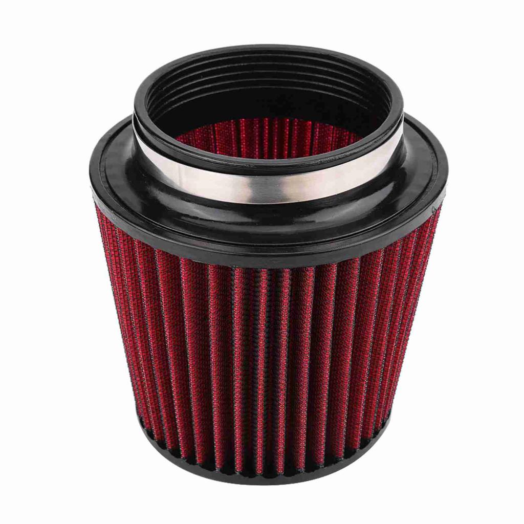 Universal Car Modification High Flow Inlet Air Intake Round Cone Air Filter Cleaner 100mm