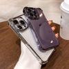 Защитный чехол с 4 углами-подушками безопасности для iPhone XR XS 11 12 13 14 15 16 Pro Max с пленкой для линз, противоударный, прозрачный, жесткий