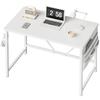 YeTom PC Study Width Computer Study Desk with Storage Book Compact Mini Work Easy to White Desk, Desk, Desk, Box, 80cm, Desk, Bag, Small, Box, Desk,