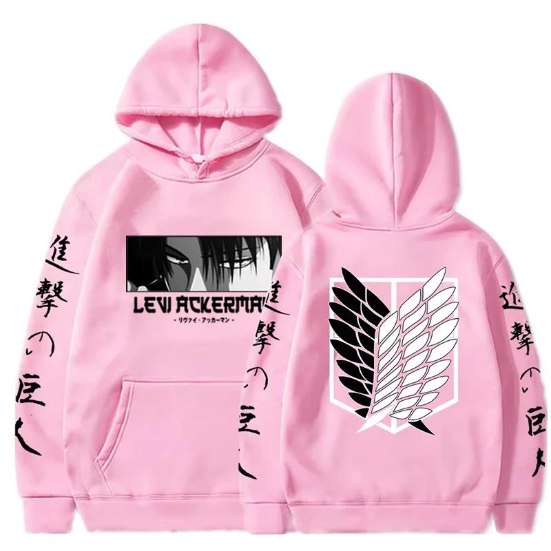 Японские аниме толстовки мужские повседневные харадзюку хип-хоп с круглым вырезом с длинным рукавом пуловер осенне-зимние флисовые толстовки