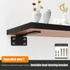 1 Set 4MM Thicked Invisible L Brackets Heavy Duty Cast Iron Shelves Brackets Floating Shelf Brackets For Shelves Support
