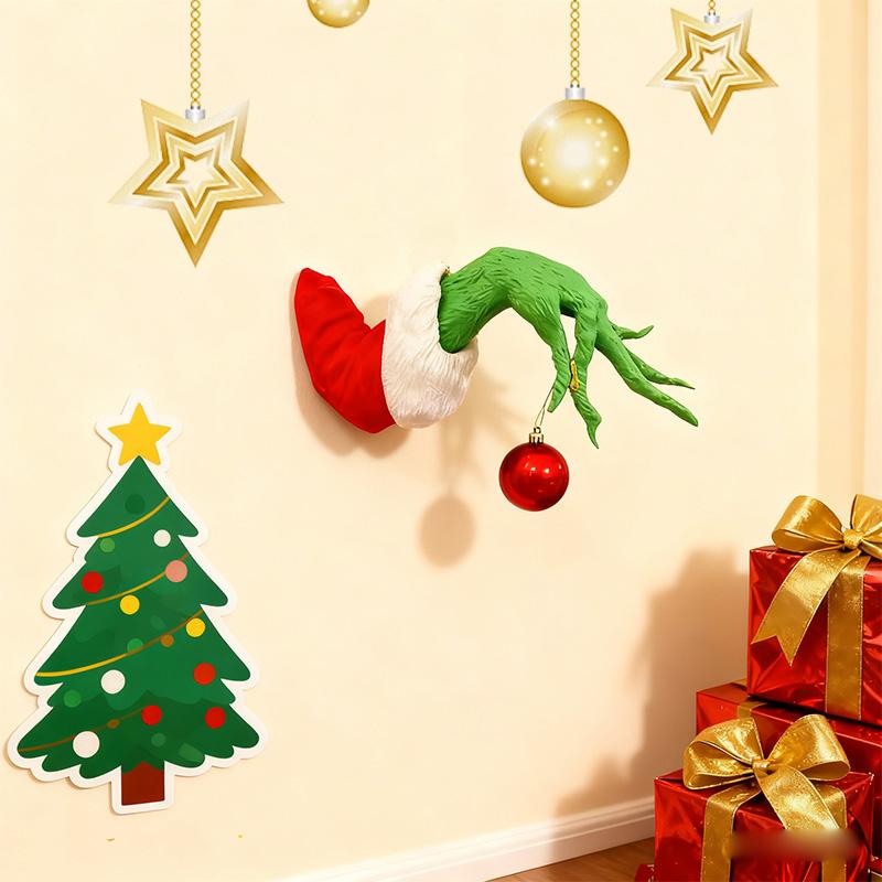 Holiday Christmas Tree Decorations Green Monster Arms Home Decor Christmas Atmosphere Parties Fun Arms