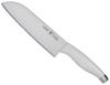 Henckels Style Small Knife White 140mm Made In Santoku Small Santoku Stainless Steel Dishwasher Safe Made In Seki Gifu Prefecture Japanese "HI Japan"