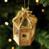 Glitter Finish Christmas Tree Pendant Plastic Holiday Tree Ornament  Seasonal Arrangement