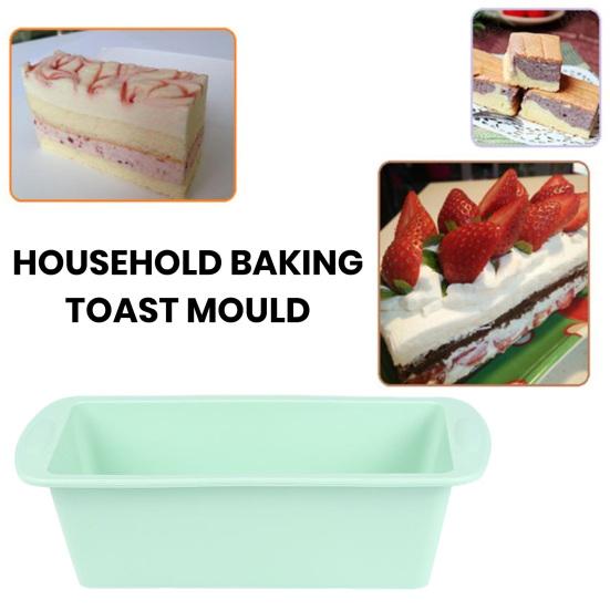 1/4 шт. форма для тостов, антипригарная силиконовая форма для хлеба, термостойкая форма для хлеба, прямоугольная форма для выпечки для домашней кухни