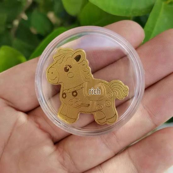 Pure Gold 999 Wealth Talisman Phone Sticker - Attract Wealth Instantly