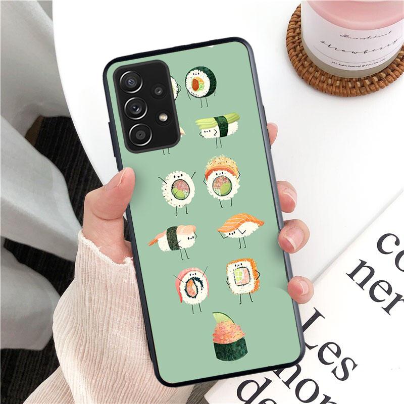 Чехол для телефона Food Sushi для Samsung Galaxy A13 A22 A12 A32 A71 A11 A21S A33 A52 A72 A51 A50 A70 A31 M31