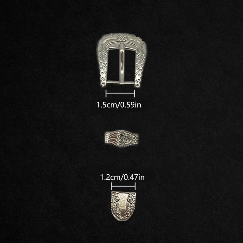 1 комплект аксессуаров для самостоятельного изготовления, аксессуары для ремня, ремонтный комплект, металлическая пряжка, винтажная кожаная поделка