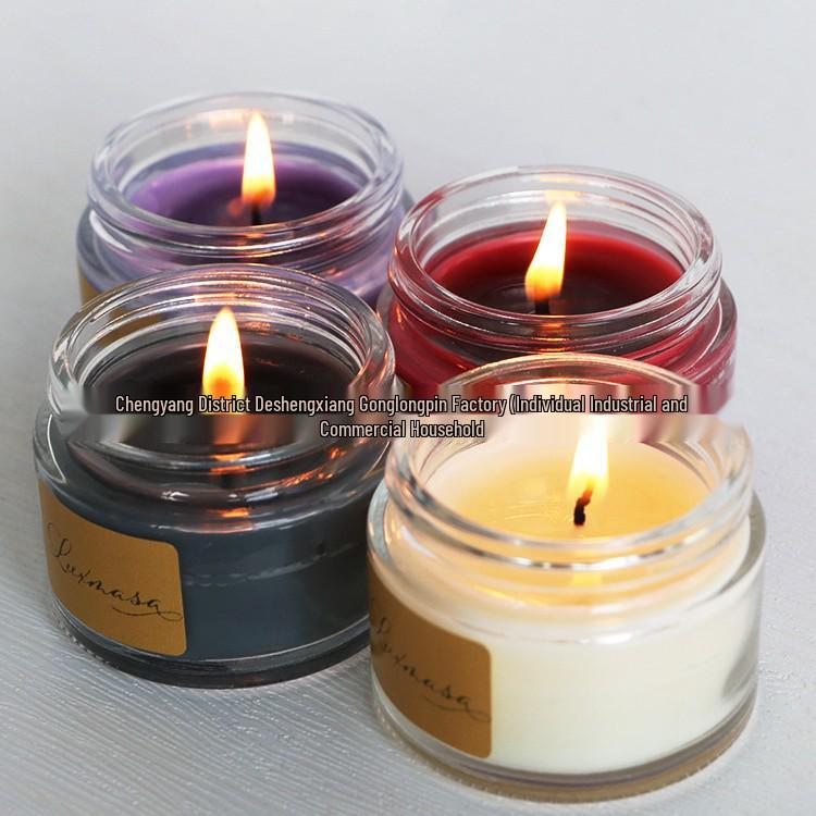 High-Temp Long-Lasting Scented Candle: Tea Aroma for Home and Bedroom, Light and Inviting Women's Fragrance