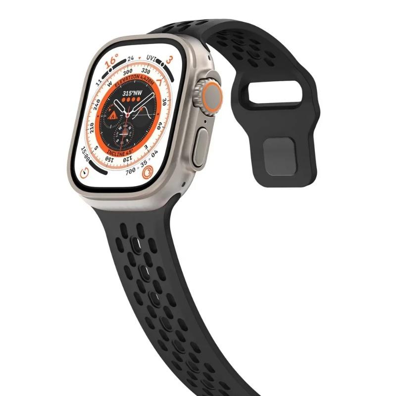 Силиконовый ремешок для Apple Watch Band Ultra 3 2 49 мм 11 10 46 мм 42 мм 9 8 7 45 мм 41 мм Браслет iWatch 6 5 SE 3 44 40 мм Серия Band