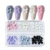 30Pcs Kawaii Mini Bow 3D Cute Nail Art Decorations Matte Butterfly Nails Charms Designs Manicure Decor Nail DIY Accessories