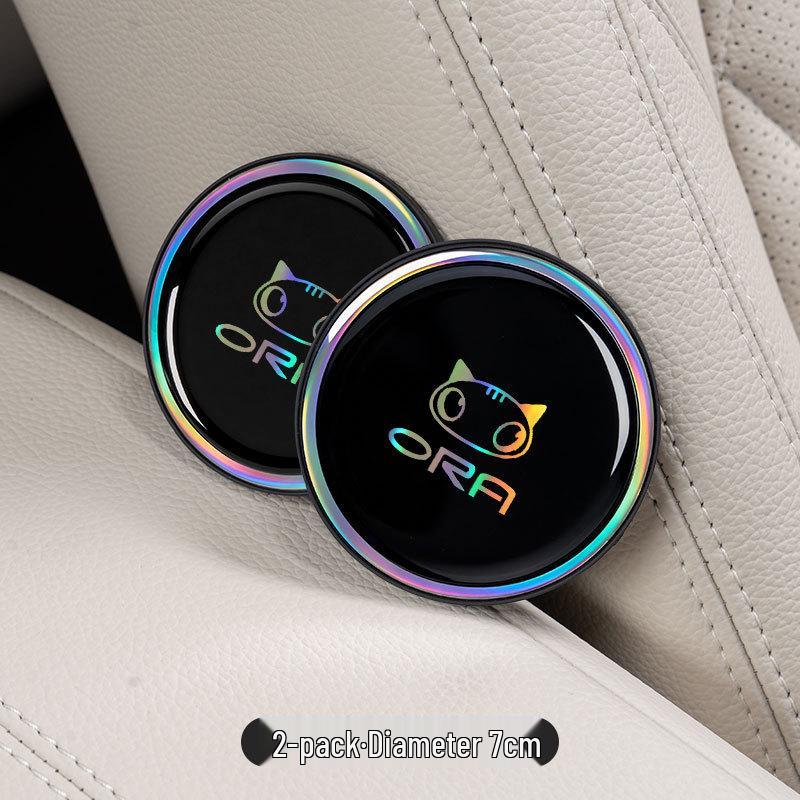 Набор силиконовых подстаканников для автомобиля ORA Cat Series, разноцветный