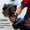 Спортивная чашка для воды с соломой, портативная бутылка для воды с гантелями большой емкости для женщин и мужчин, бутылка для воды для тренировок, фитнеса, товары для спорта на открытом воздухе