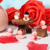 6/12 шт. Свадебные фигурки уток Жених Невеста Украшения Для подарка на День святого Валентина Декор