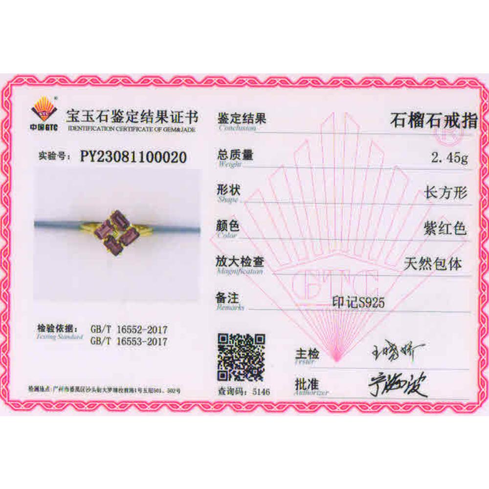 Женское кольцо из стерлингового серебра 925 пробы с натуральным красным гранатом окт3*5 мм, драгоценный камень, изысканные украшения для девочек, хороший подарок на день рождения Bolai