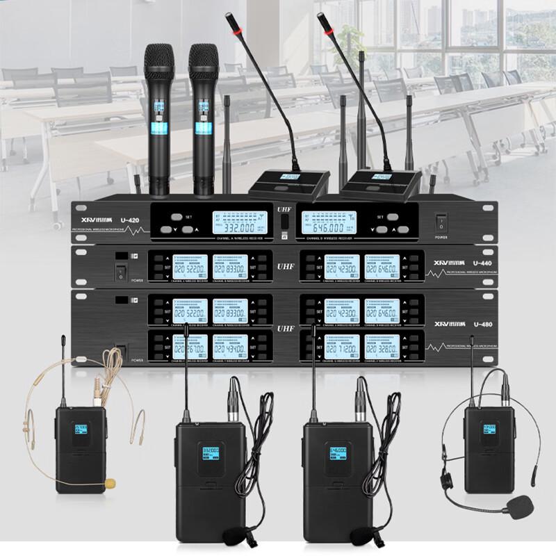 Xun Er Wei U-480E Wireless Gooseneck Conference Microphone System (CN version)