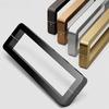 1 пара Ручка для стеклянной двери Квадратная трубка из нержавеющей стали Ручки Щетка Толстая Ручки для раздвижной амбарной двери Кухонные Ванные Аксессуары