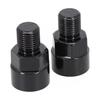 Адаптер для педалей велосипеда из алюминиевого сплава для шатунов 1/2 дюйма и педалей 14 мм, черный