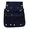 Sankyo Corporation DBLTACT Suede Leather Nail Bag, 2 Tiers, Navy, DSL-07NB