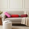 Cushion Cover 2 pcs HEERLEN Red Ø 15 x 40 cm Polyester