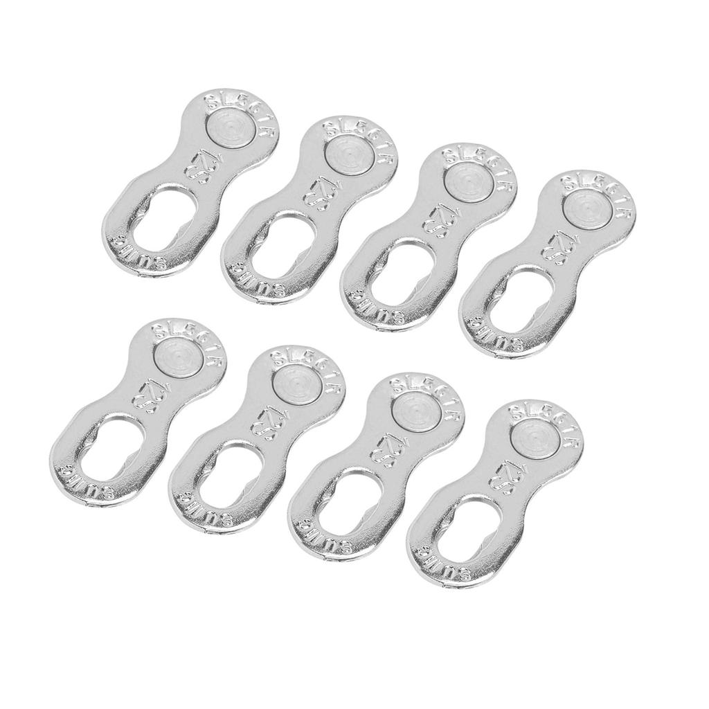 4Pair Steel Bike Bicycle 12Speed Chain Missing Link Connector Parts Cycling Accessorysilver