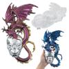 Dragon Skull Silicone Mold DIY Wall Decorations Crystal Epoxy Resin Mould Half Three-dimensional Decorative Casting Tool