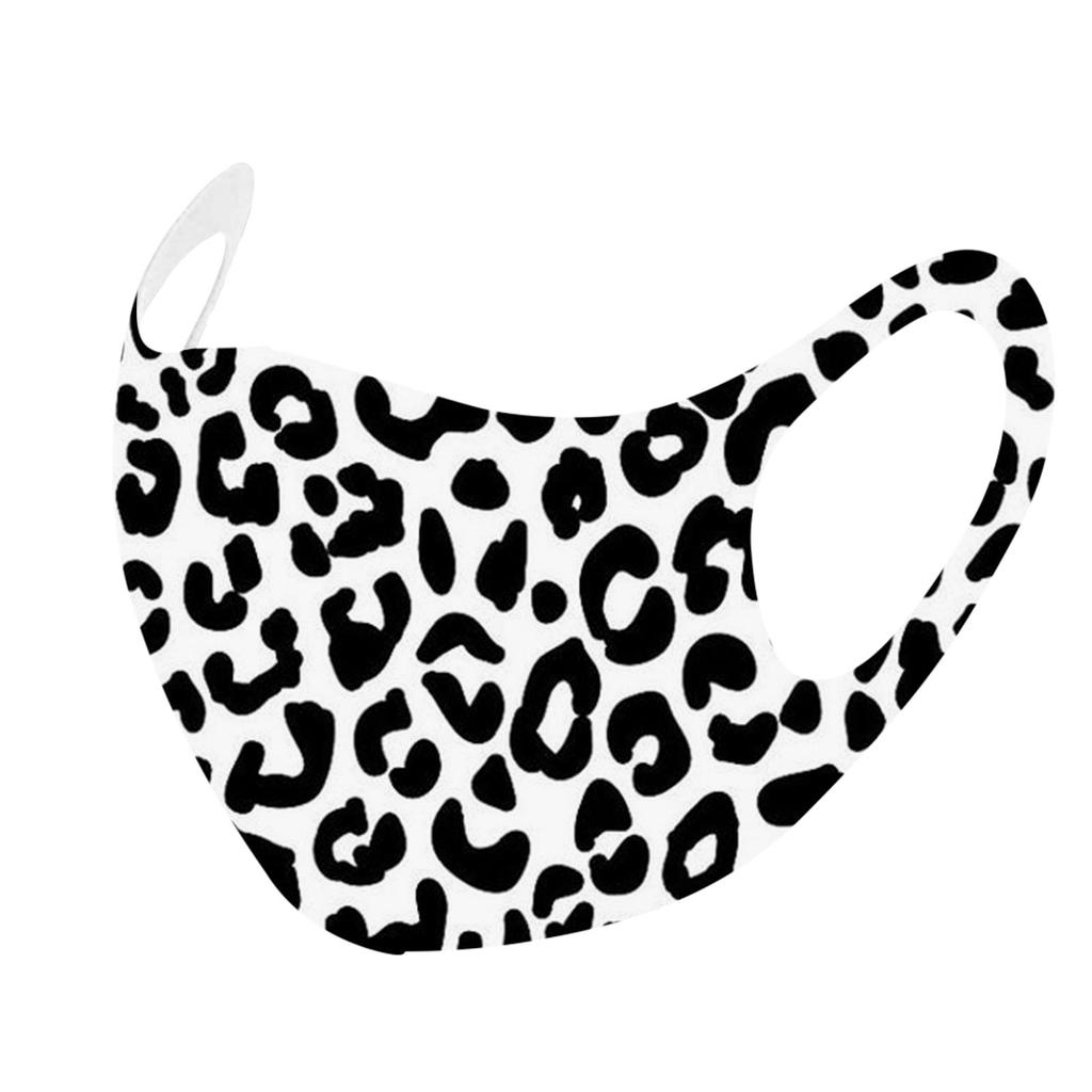 1PC Adult Printed Ice Silk Mask To Against Dusts And Haze Mask