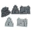 MOC Rock Panel Rockery Mountain DIY City Street View Строительные блоки Hill Stone Bricks Совместимость с 23996 частицами